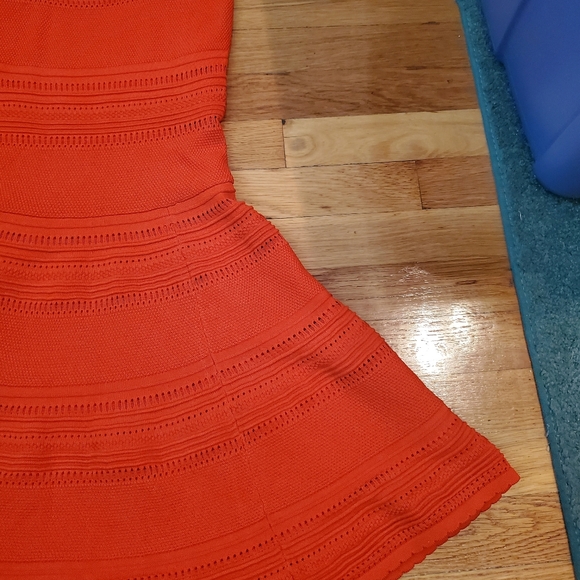 Ronny Kobo Orange Mini Dress - Picture 6 of 8